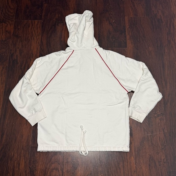 Gucci Web Accent thick White Hoodie Men’s Small - Picture 4 of 14